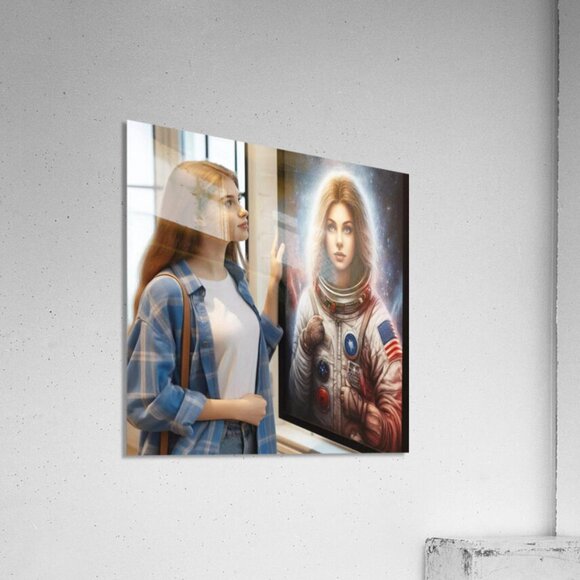 VISUALIZING THE FUTURE is a 16' x 16" original, GICLEE image on canvas LE w/COA - Picture 6 of 8